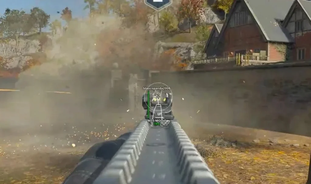 Warzone cheats ADS combat preview with aim assist active